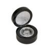069255_2.jpg Black Round Wood Box with Compass