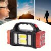 Portable LED Solar Camping Lantern Rechargeable Flashlight