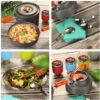 Camping Cookware Kit Orange