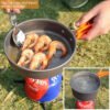 Outdoor Camping Cookware Set Orange