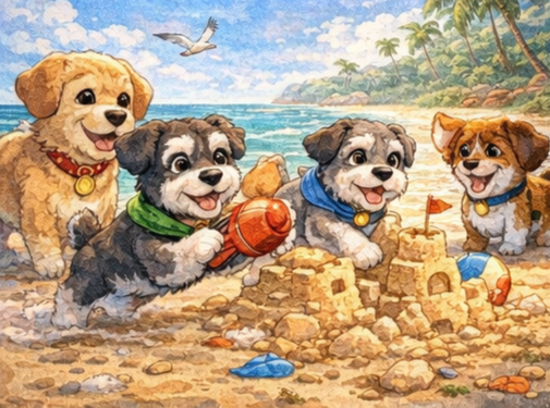 Thor Y sus Primos en la Playa Mágica