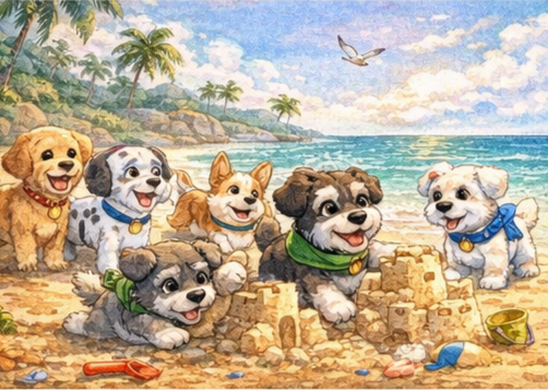 Thor Y sus Primos en la Playa Mágica