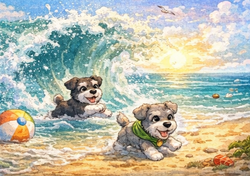 Thor Y sus Primos en la Playa Mágica