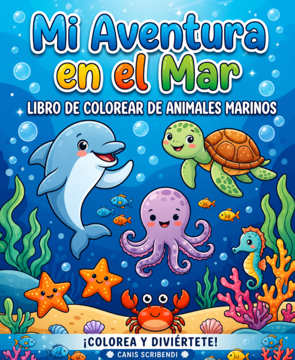 Aventura del Mar — Libro para Colorear