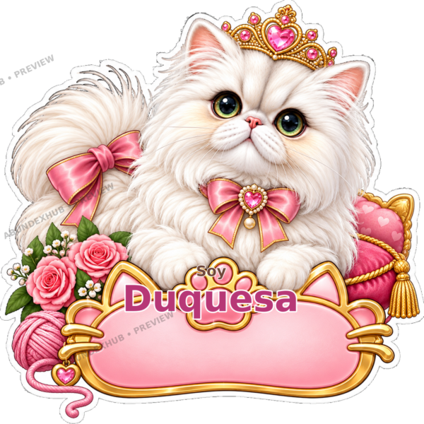 Sticker Personalizado - Soy Duquesa