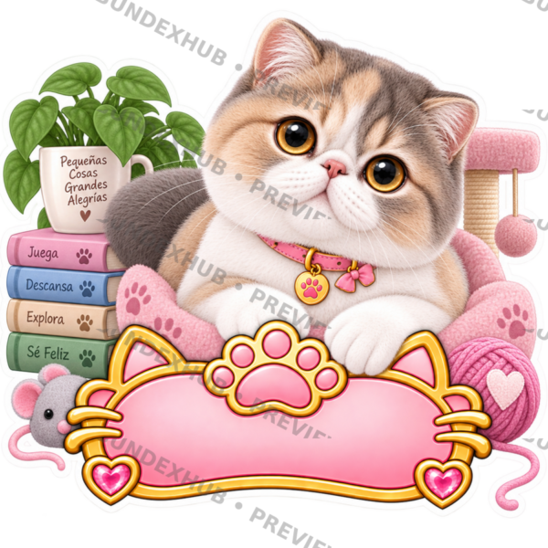 CAT-015-3x3-PREVIEW Sticker Personalizado - Soy Chloe