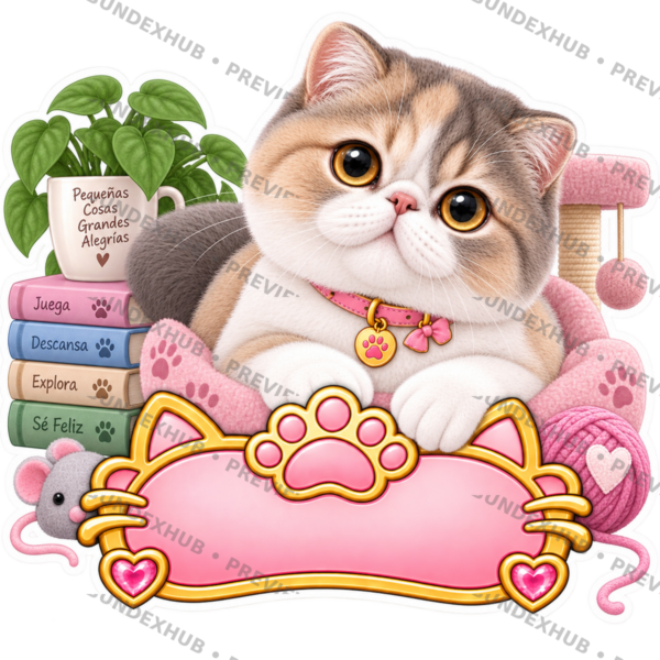 CAT-015-4x4-PREVIEW Sticker Personalizado - Soy Chloe