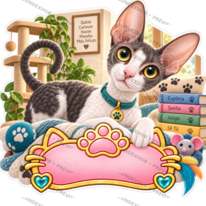CAT-018-5x5-PREVIEW Sticker Personalizado - Soy Ziggy