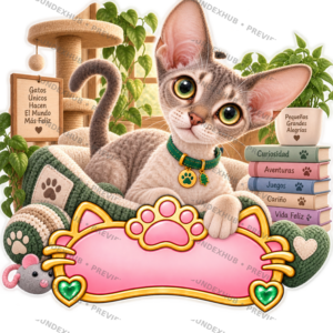 CAT-019-5x5-PREVIEW Sticker Personalizado - Soy Elfo