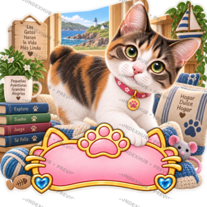 CAT-021-5x5-PREVIEW Sticker Personalizado - Soy Isla