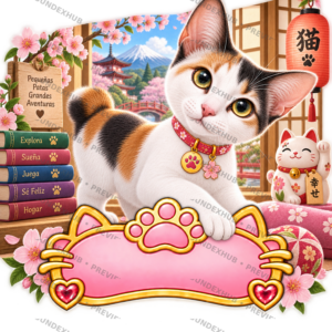 CAT-025-5x5-PREVIEW Sticker Personalizado - Soy Sakura