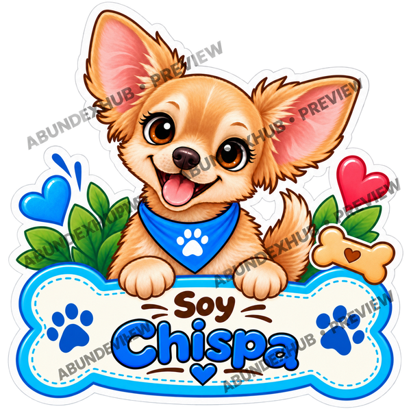Sticker Personalizado – Soy Chispa