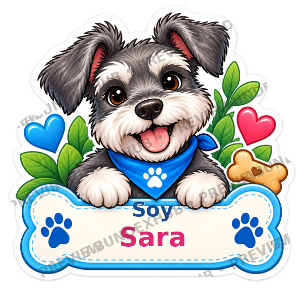 DOG-001-2x-Sara-wfmtT9RM(1)-PROTEGIDA Sticker Personalizado – Soy Thor