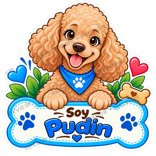 Sticker Personalizado – Soy Pudín