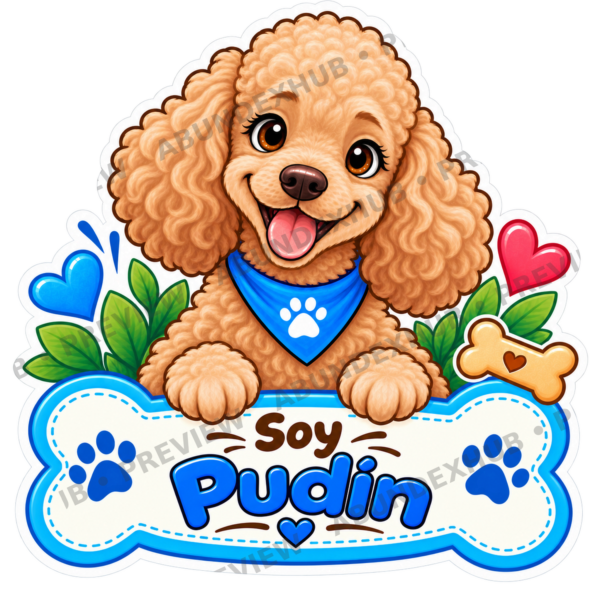 Sticker Personalizado – Soy Pudín