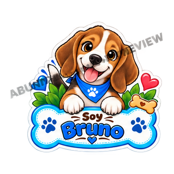 DOG-008-Bruno-2x2-PREVIEW Sticker Personalizado – Soy Bruno