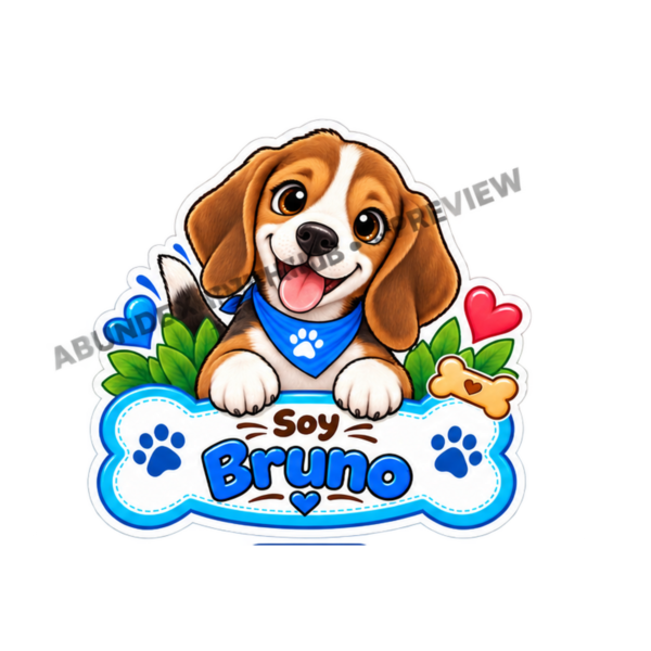 DOG-008-Bruno-4x4-PREVIEW Sticker Personalizado – Soy Bruno