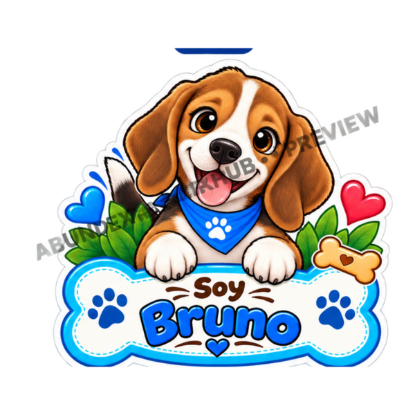 DOG-008-Bruno-5x5-PREVIEW Sticker Personalizado – Soy Bruno
