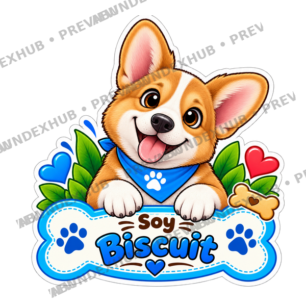 Sticker Personalizado – Soy Biscuit