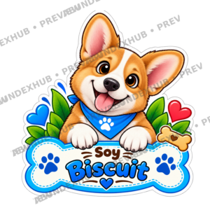 Sticker Personalizado – Soy Biscuit