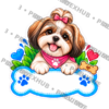 DOG-013-Charlie-PREVIEW-2x2 Sticker Personalizado - Soy Charlie