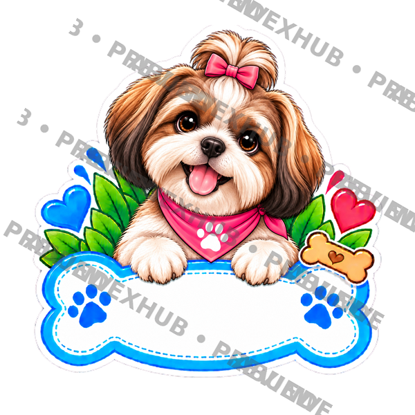 DOG-013-Charlie-PREVIEW-2x2 Sticker Personalizado - Soy Charlie