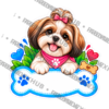 DOG-013-Charlie-PREVIEW-3x3 Sticker Personalizado - Soy Charlie
