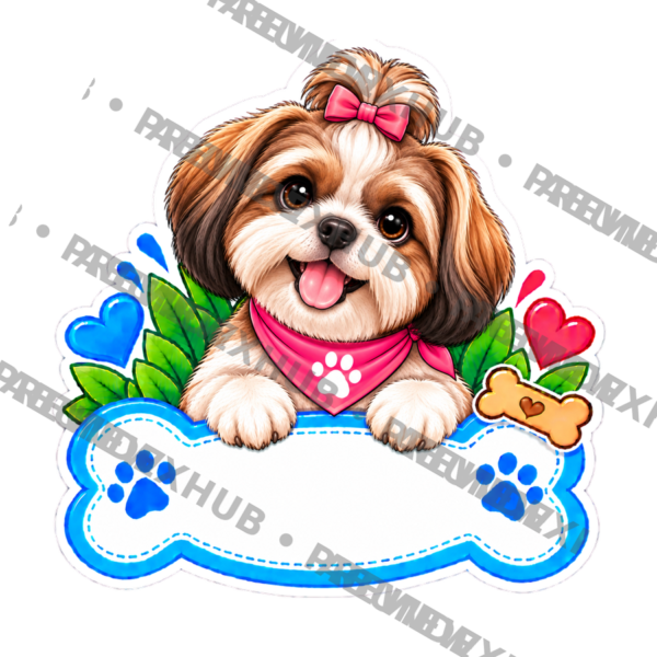 DOG-013-Charlie-PREVIEW-3x3 Sticker Personalizado - Soy Charlie