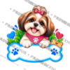 DOG-013-Charlie-PREVIEW-5x5 Sticker Personalizado - Soy Charlie