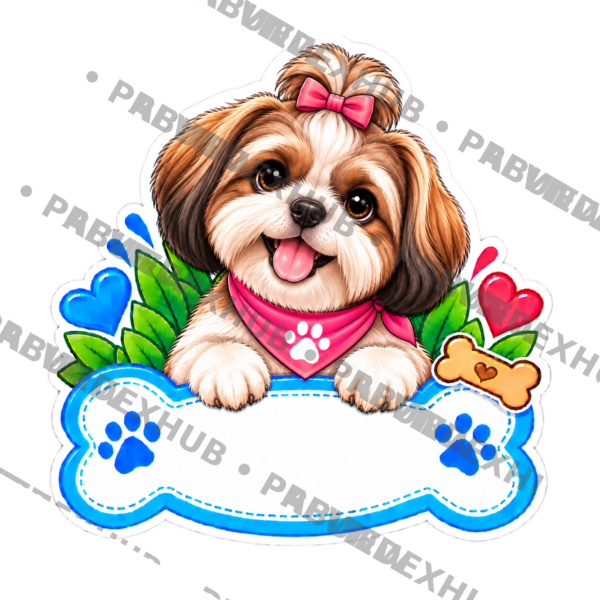 DOG-013-Charlie-PREVIEW-5x5 Sticker Personalizado - Soy Charlie