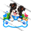 DOG-016-Teddy-PREVIEW-3x3 Sticker Personalizado - Soy Teddy